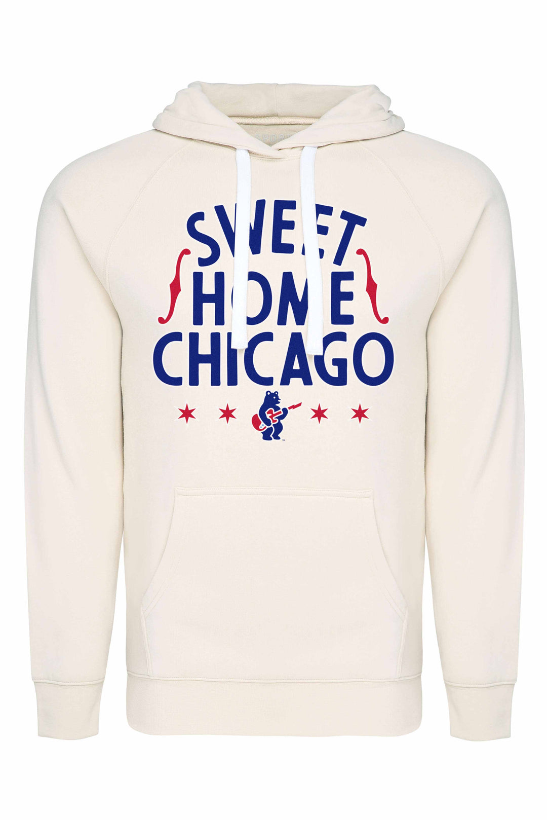 Wrigley Field Blues Bear Sweet Home Chicago Hoodie by Sportiqe Sweatshirts & Hoodies SPORTIQE