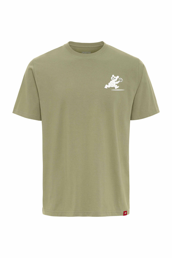 Wrigley Field Foul Ball Walking Bear Duke Green Tee by Sportiqe Shirts Sportiqe