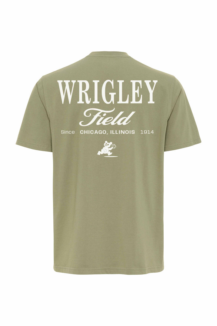 Wrigley Field Foul Ball Walking Bear Duke Green Tee by Sportiqe Shirts Sportiqe