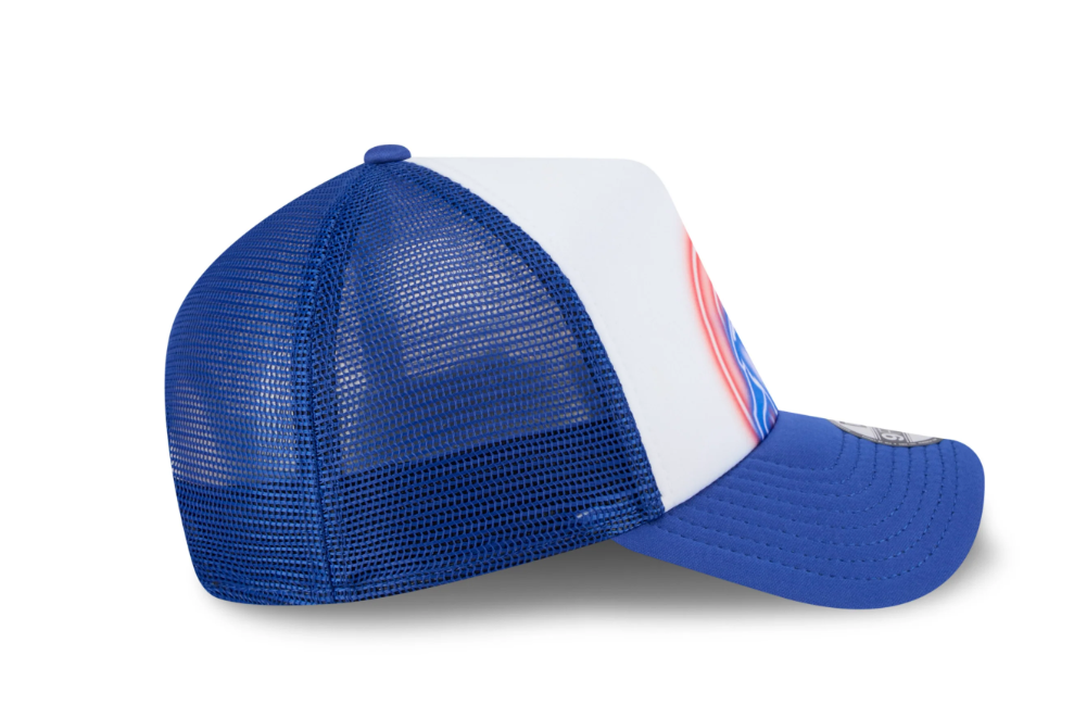 Chicago Cubs Painted Walking Bear White & Royal Toddler 9Forty Trucker Cap by New Era Cap NEW ERA CAP COMPANY