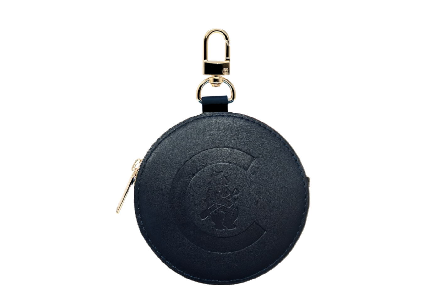 CHICAGO CUBS LUSSO 1914 NAVY LEATHER COIN POUCH