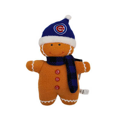 CHICAGO CUBS GINGERBREAD MAN HOLIDAY PLUSH TOY