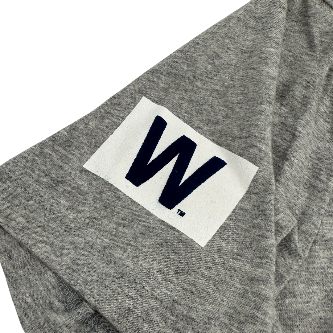 Chicago Cubs Unisex W Collection Grey Tee by New Era Short Sleeve Tees NEW ERA CAP COMPANY INC
