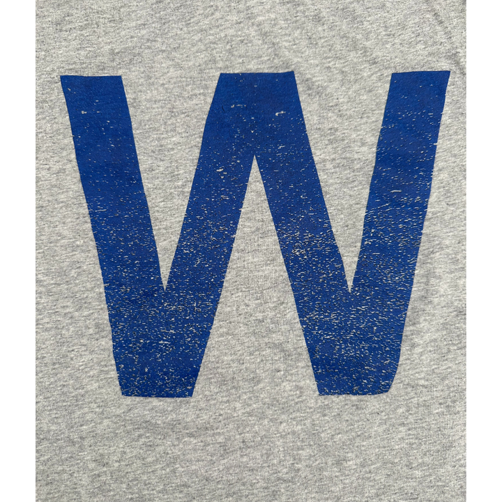 Chicago Cubs Unisex W Collection Grey Tee by New Era Short Sleeve Tees NEW ERA CAP COMPANY INC
