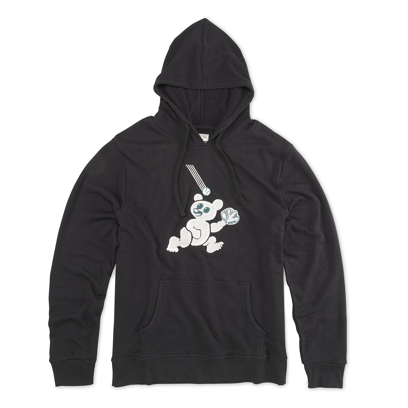 WRIGLEY FIELD AMERICAN NEEDLE FOUL BALL BLACK HOODIE