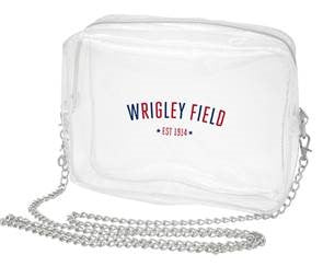 WRIGLEY FIELD CLEAR CROSS BODY BAG