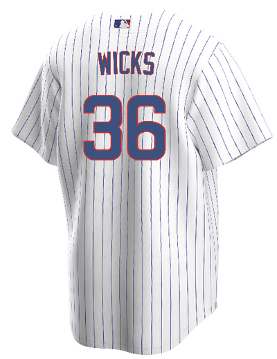 CHICAGO CUBS NIKE MEN'S JORDAN WICKS HOME REPLICA JERSEY