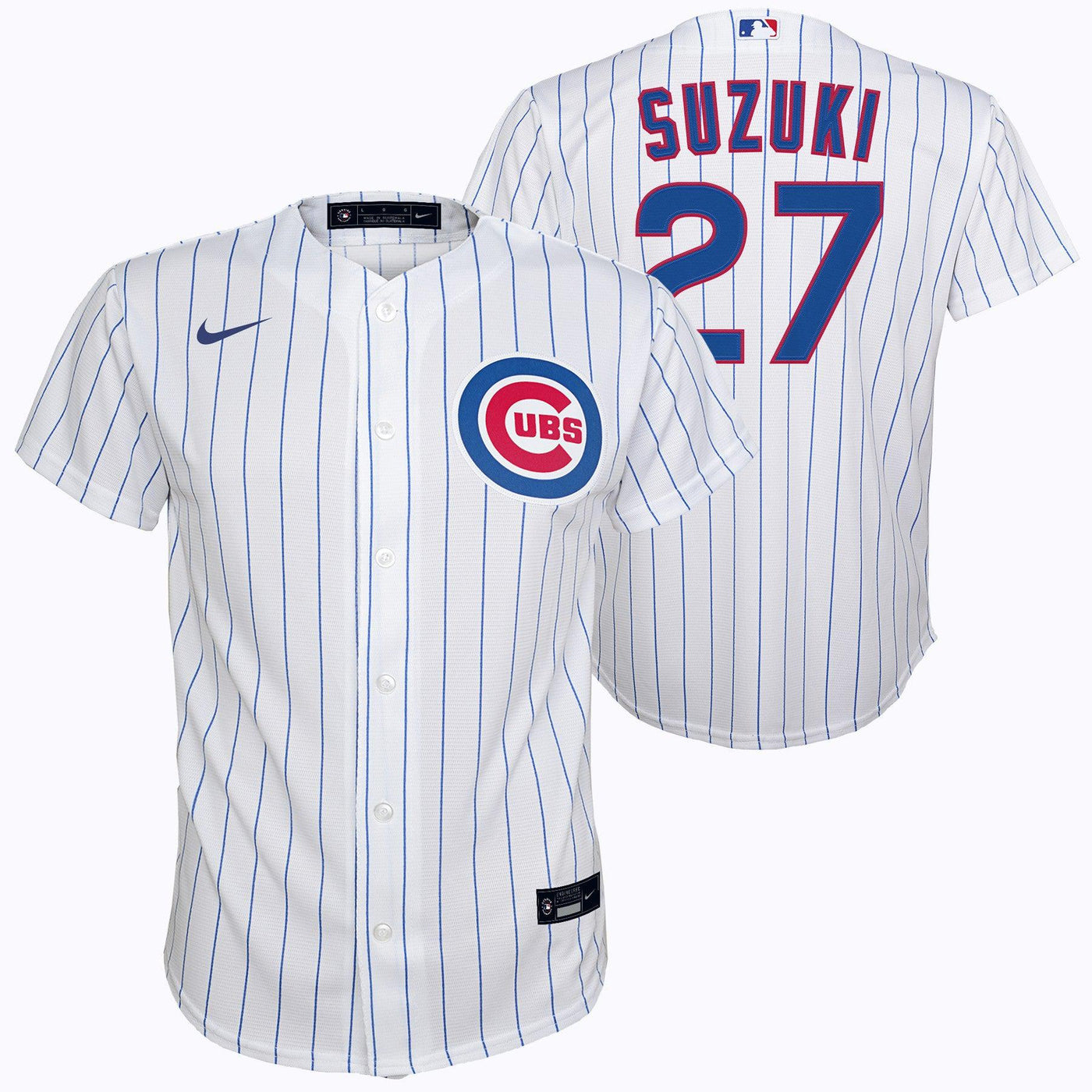CHICAGO CUBS NIKE YOUTH HOME REPLICA SEIYA SUZUKI JERSEY