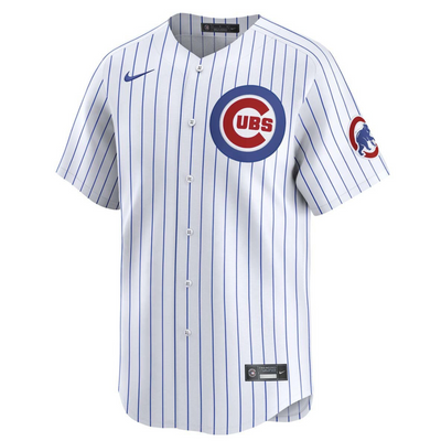 CHICAGO CUBS MEN'S MIKE TAUCHMAN LIMITED PINSTRIPE HOME JERSEY