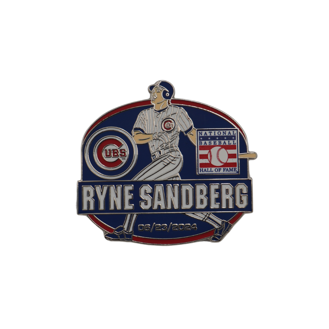 CHICAGO CUBS SANDBERG STATUE DEDICATION PIN LAPEL PIN PRO SPECIALTIES GROUP