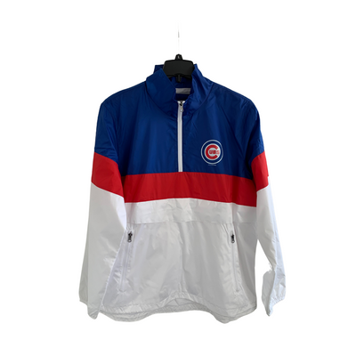 CHICAGO CUBS NO HUDDLE HALF-ZIP PULLOVER JACKET - Ivy Shop