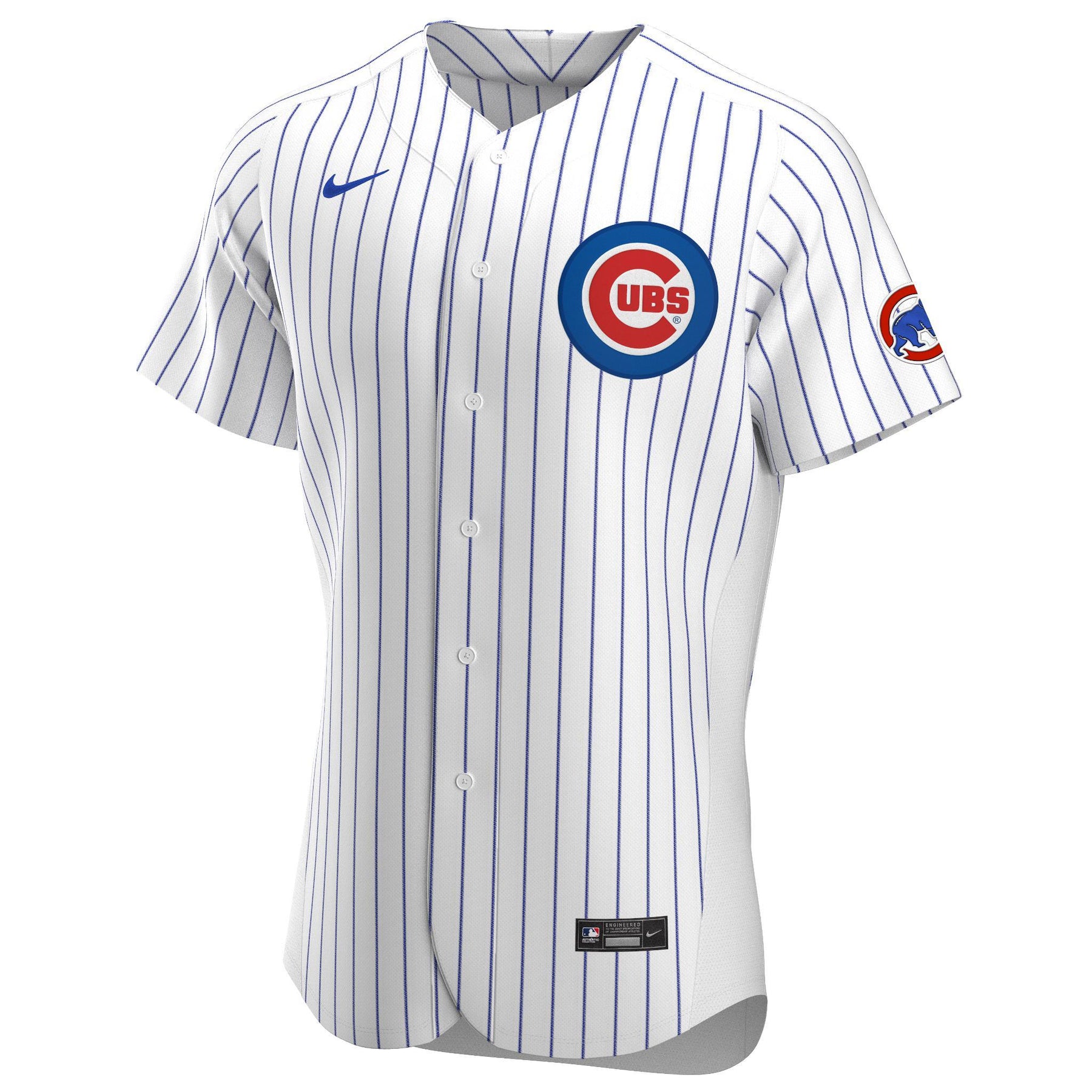 Cubs blue pinstripe jersey deals