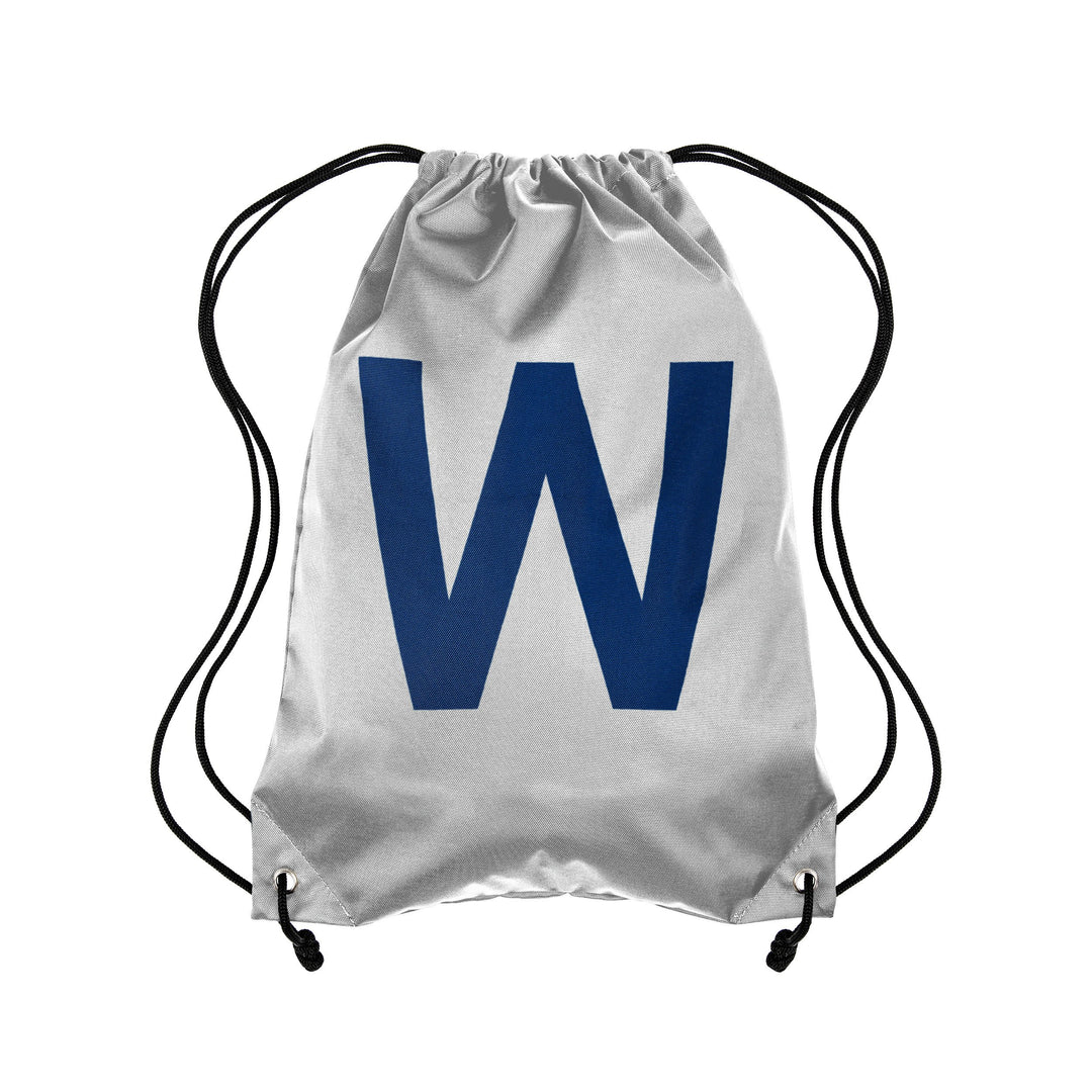 W FLAG CHICAGO CUBS DRAWSTRING BACKPACK Bags & Backpacks FOREVER COLLECTIBLES
