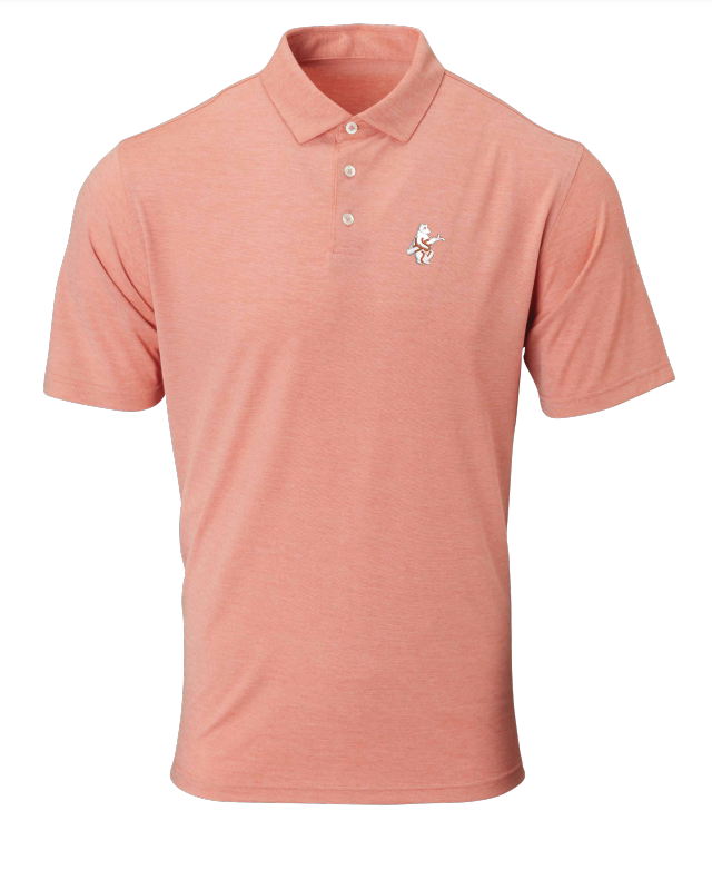 CHICAGO CUBS FULL TURN MEN'S 1914 GOLF BURNT ORANGE POLO