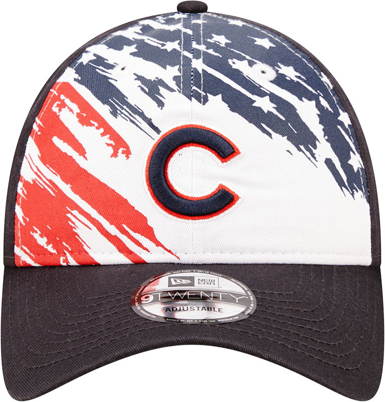 CHICAGO CUBS NEW ERA RED, WHITE, AND BLUE 9TWENTY ADJUSTABLE CAP