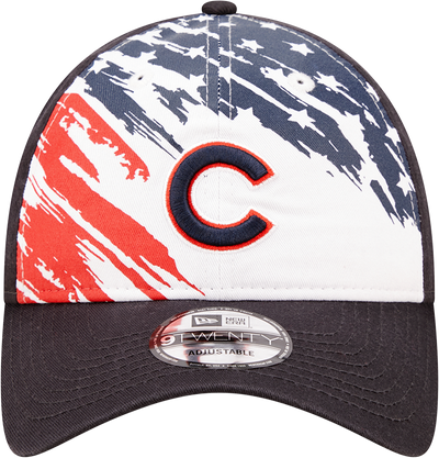 CHICAGO CUBS NEW ERA RED, WHITE, AND BLUE 9TWENTY ADJUSTABLE CAP