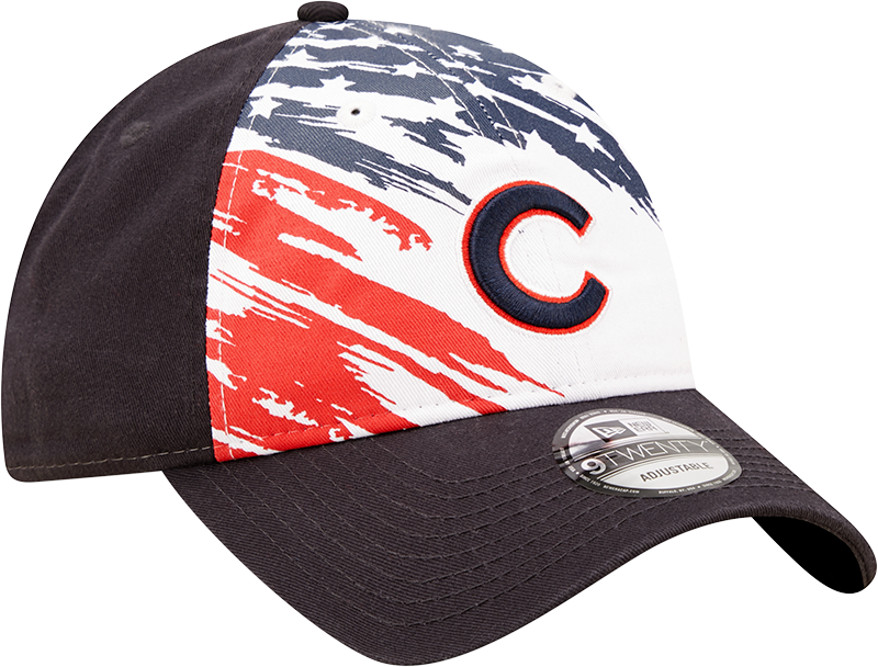 CHICAGO CUBS NEW ERA RED, WHITE, AND BLUE 9TWENTY ADJUSTABLE CAP