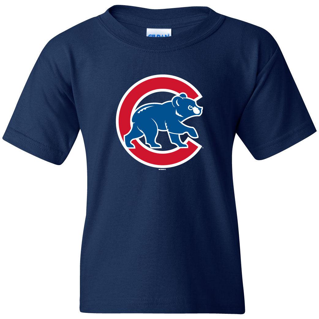 CHICAGO CUBS BIMM RIDDER TODDLER WALKING BEAR NAVY TEE