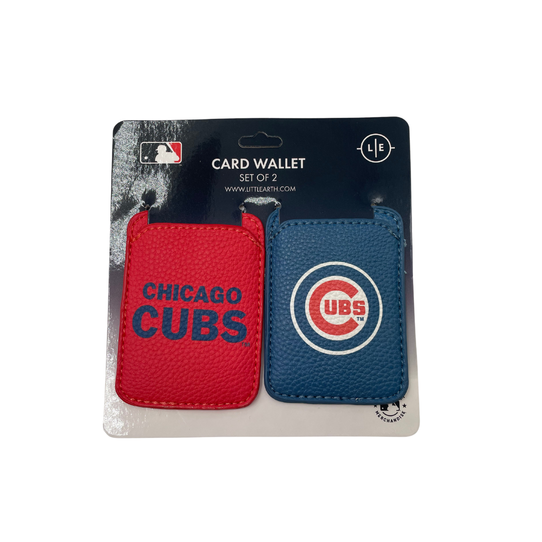 CHICAGO CUBS LITTLE EARTH CARD WALLET 2 PACK