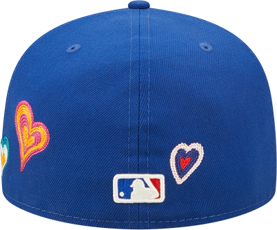 CHICAGO CUBS NEW ERA CHAIN STITCH HEART 59FIFTY CAP