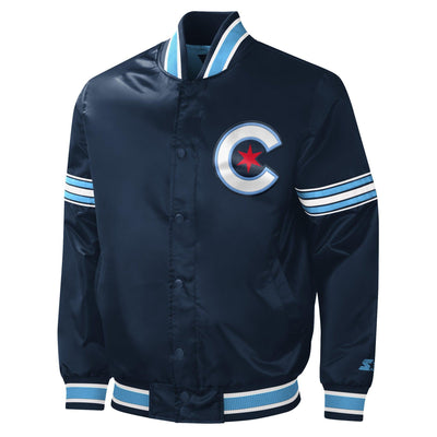 CHICAGO CUBS GIII MEN'S CITY CONNECT STARTER JACKET