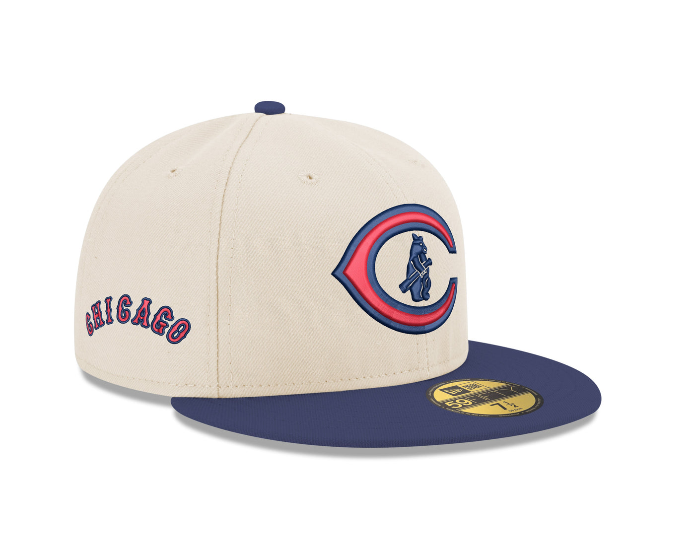 CHICAGO CUBS FIELD OF DREAMS CREAM AND NAVY FITTED CAP – Ivy Shop