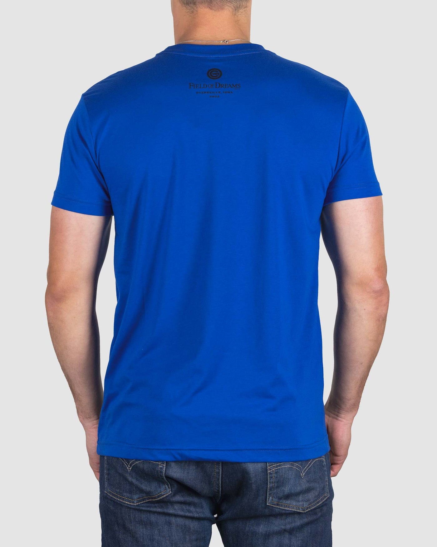 CHICAGO CUBS BASEBALLISM MEN'S FIELD OF DREAMS BULLSEYE LOGO TEE