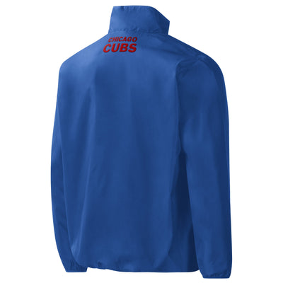 CHICAGO CUBS PRO STANDARD MEN'S FLY OUT QUARTER ZIP PULLOVER