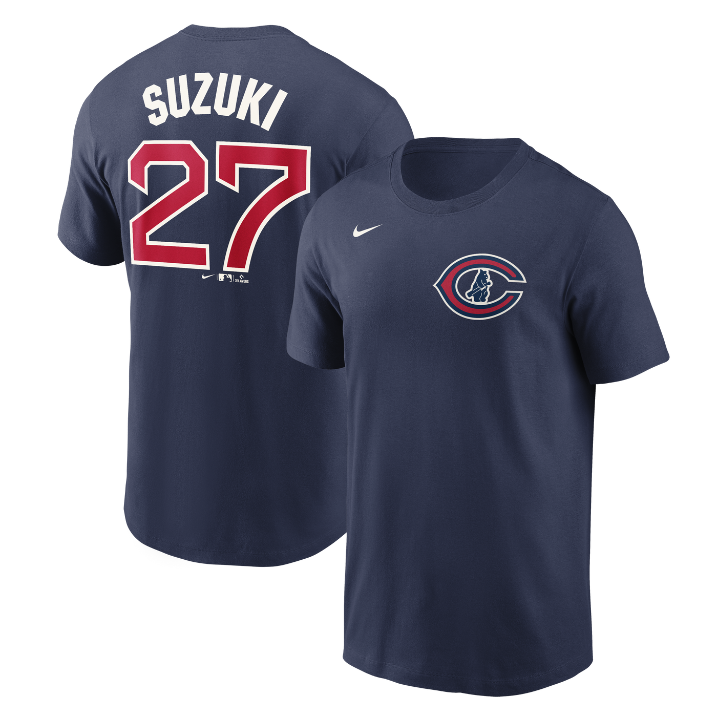CHICAGO CUBS NIKE MEN'S FIELD OF DREAMS SEIYA SUZUKI NAME AND NUMBER TEE