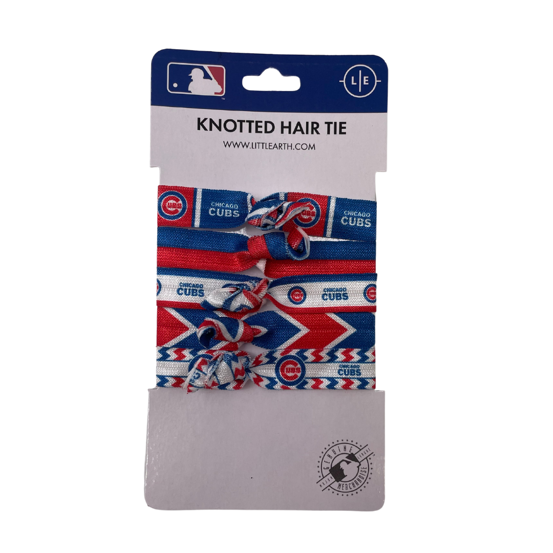 CHICAGO CUBS LITTLE EARTH KNOTTED HAIR TIES