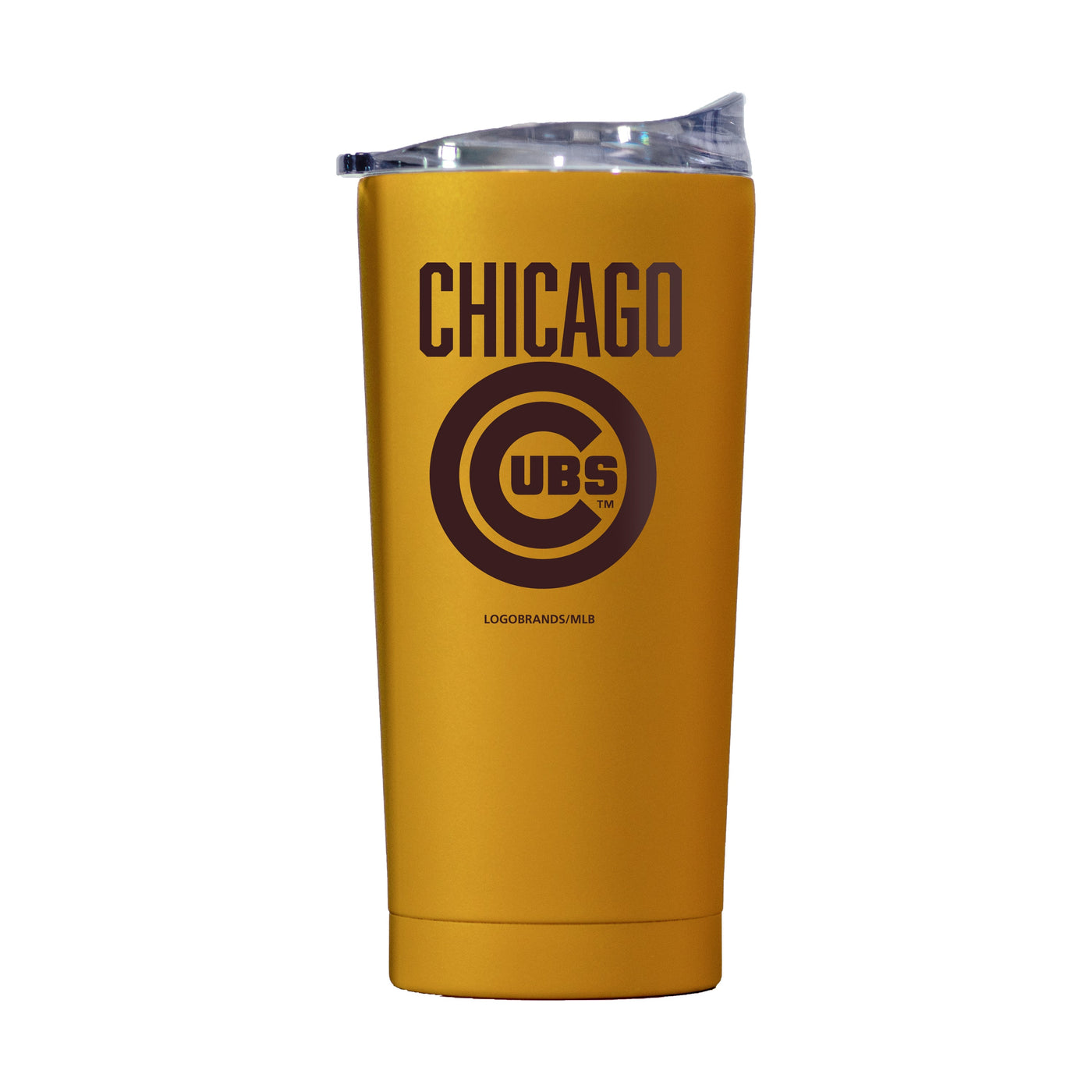 CHICAGO CUBS LOGO BRAND BULLSEYE OAK TUMBLER