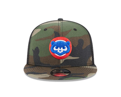 CHICAGO CUBS NEW ERA 1984 CAMO 9FIFTY ADJUSTABLE TRUCKER CAP