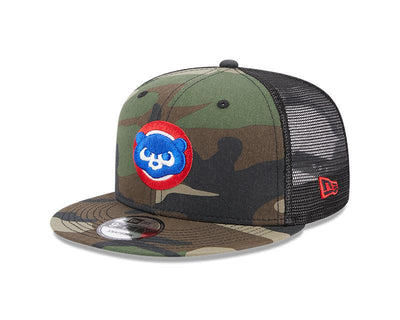 CHICAGO CUBS NEW ERA 1984 CAMO 9FIFTY ADJUSTABLE TRUCKER CAP