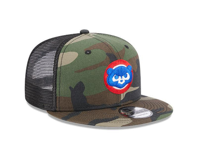 CHICAGO CUBS NEW ERA 1984 CAMO 9FIFTY ADJUSTABLE TRUCKER CAP