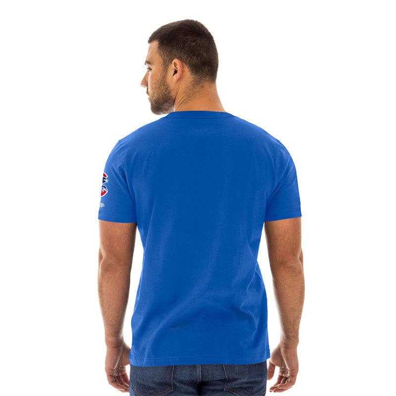CHICAGO CUBS NEW ERA MEN S CHICAGO WORDMARK ROYAL TEE