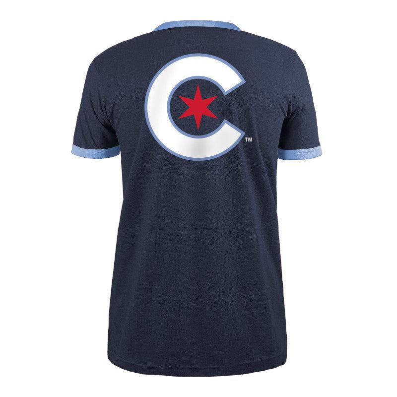 CHICAGO CUBS NEW ERA MEN'S CITY CONNECT RINGER TEE