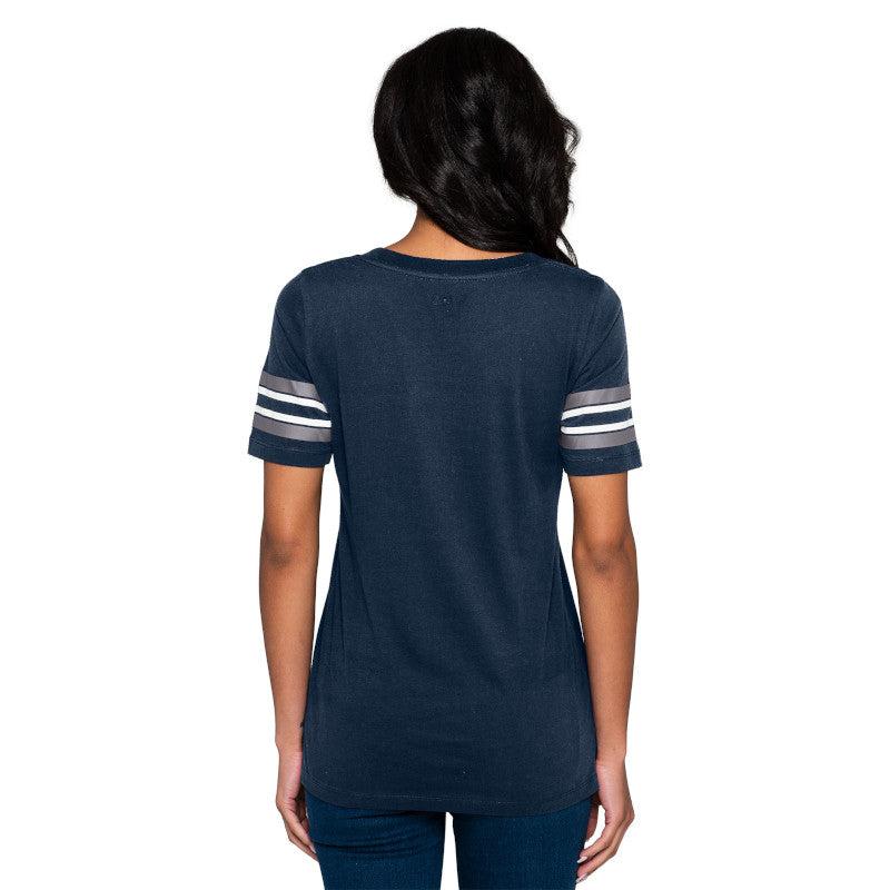 CHICAGO CUBS NEW ERA WOMEN'S 1914 FAIRWAY NAVY TEE