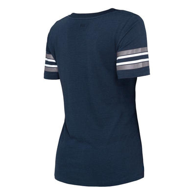 CHICAGO CUBS NEW ERA WOMEN'S 1914 FAIRWAY NAVY TEE