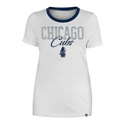 CHICAGO CUBS NEW ERA WOMEN'S 1914 GAMEDAY WHITE TEE