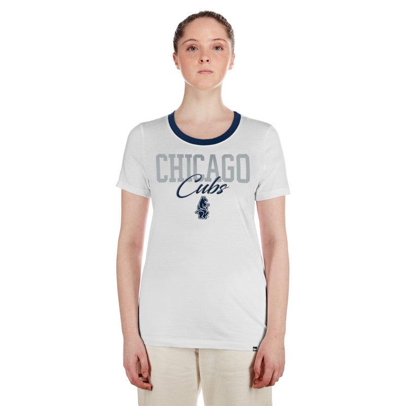 CHICAGO CUBS NEW ERA WOMEN'S 1914 GAMEDAY WHITE TEE