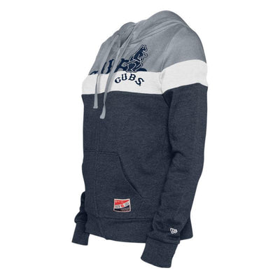 CHICAGO CUBS NEW ERA WOMEN'S 1914 THROWBACK FULL ZIP HOODIE