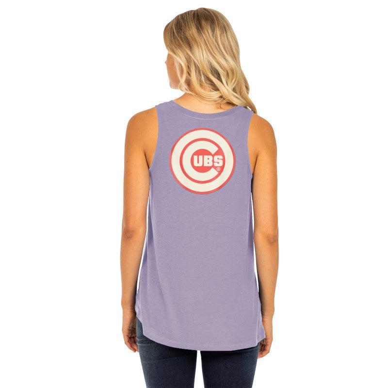 Chicago Cubs New Era Women's Purple and Orange Color Pack Tank XS