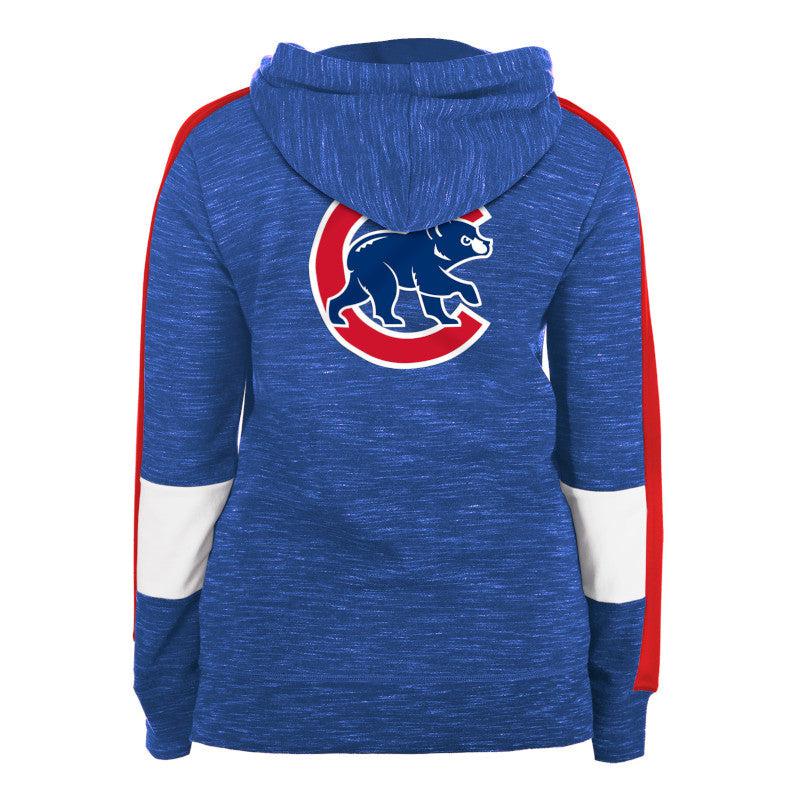 CHICAGO CUBS NEW ERA WOMEN'S WALKING BEAR FULL ZIP ACTIVE HOODIE