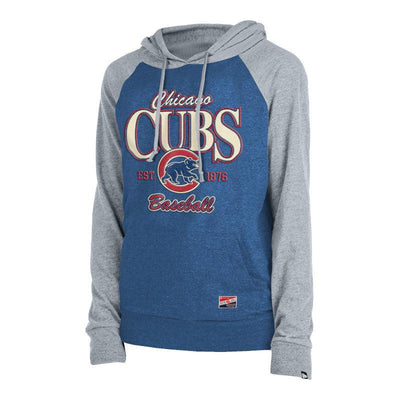CHICAGO CUBS NEW ERA WOMEN'S WALKING BEAR THROWBACK HOODIE