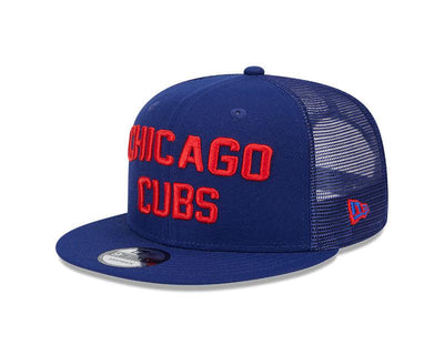 CHICAGO CUBS NEW ERA WORD STACK NAVY SNAPBACK CAP