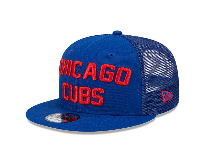 CHICAGO CUBS NEW ERA WORD STACK WORLD SERIES 2016 PATCH ROYAL SNAPBACK CAP