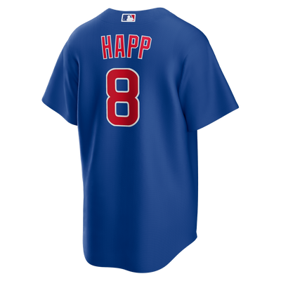 CHICAGO CUBS NIKE MEN'S IAN HAPP ALTERNATE BLUE JERSEY