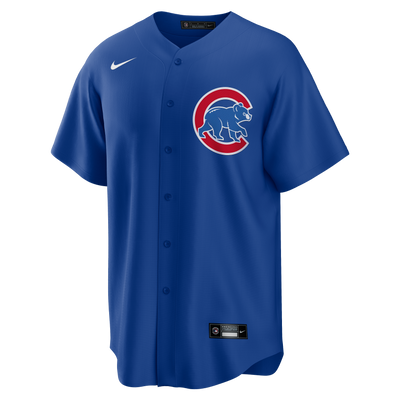 CHICAGO CUBS NIKE MEN'S NICO HOERNER ALTERNATE BLUE JERSEY
