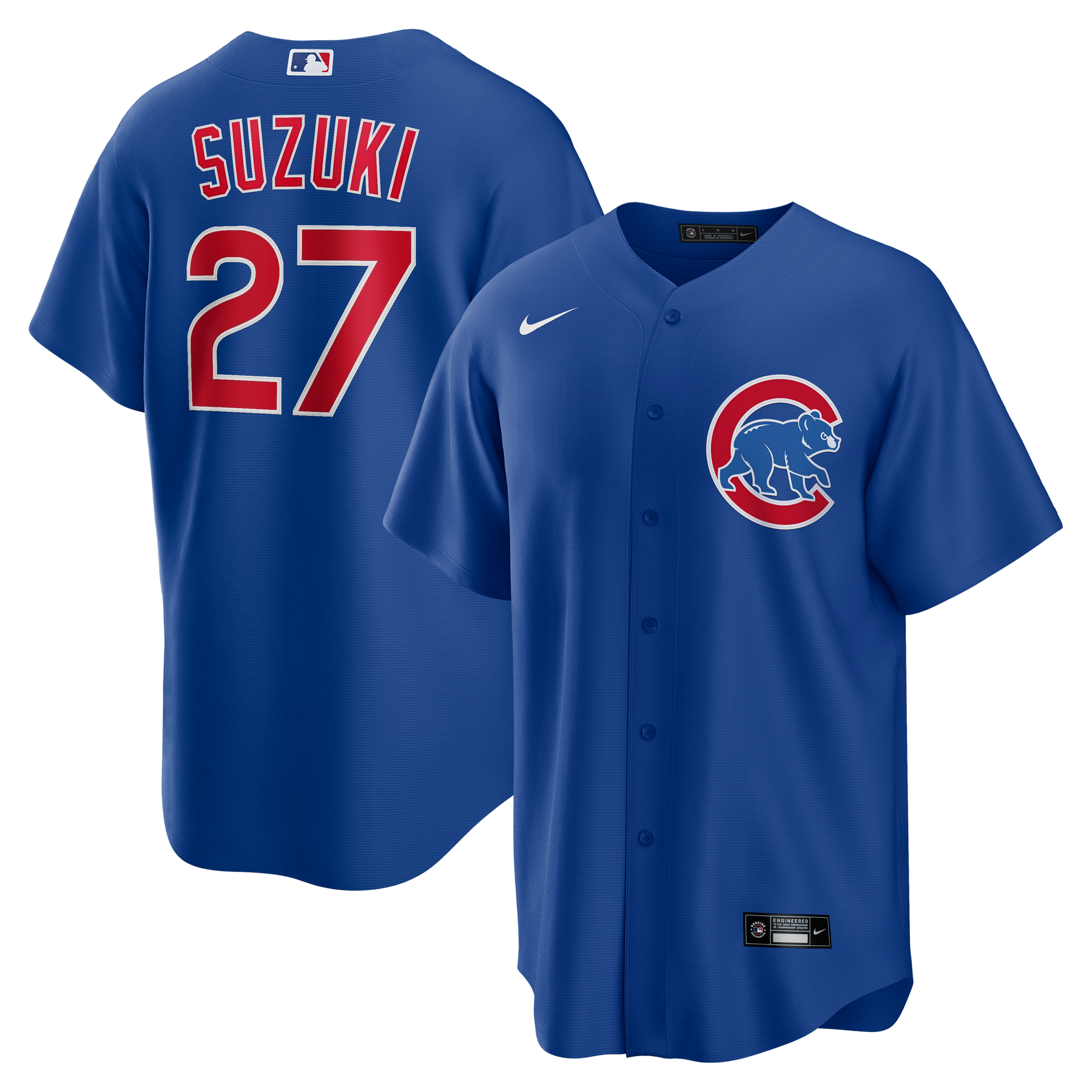 CHICAGO CUBS NIKE MEN S SEIYA SUZUKI ALTERNATE BLUE JERSEY Ivy Shop