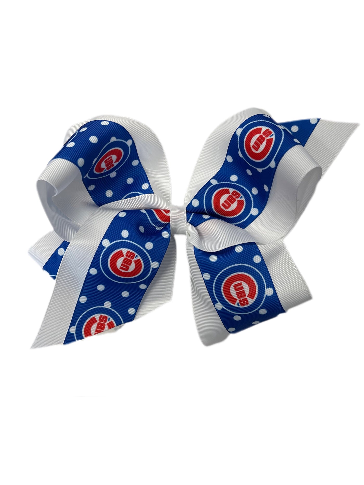 CHICAGO CUBS YOUTH POLKA DOT JUMBO BOW